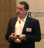 Dan DeFelippi speaking at fraud conference